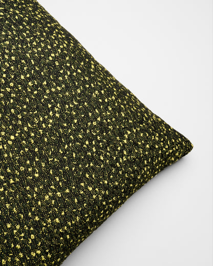 Ria Cushion | Dark Green Yellow