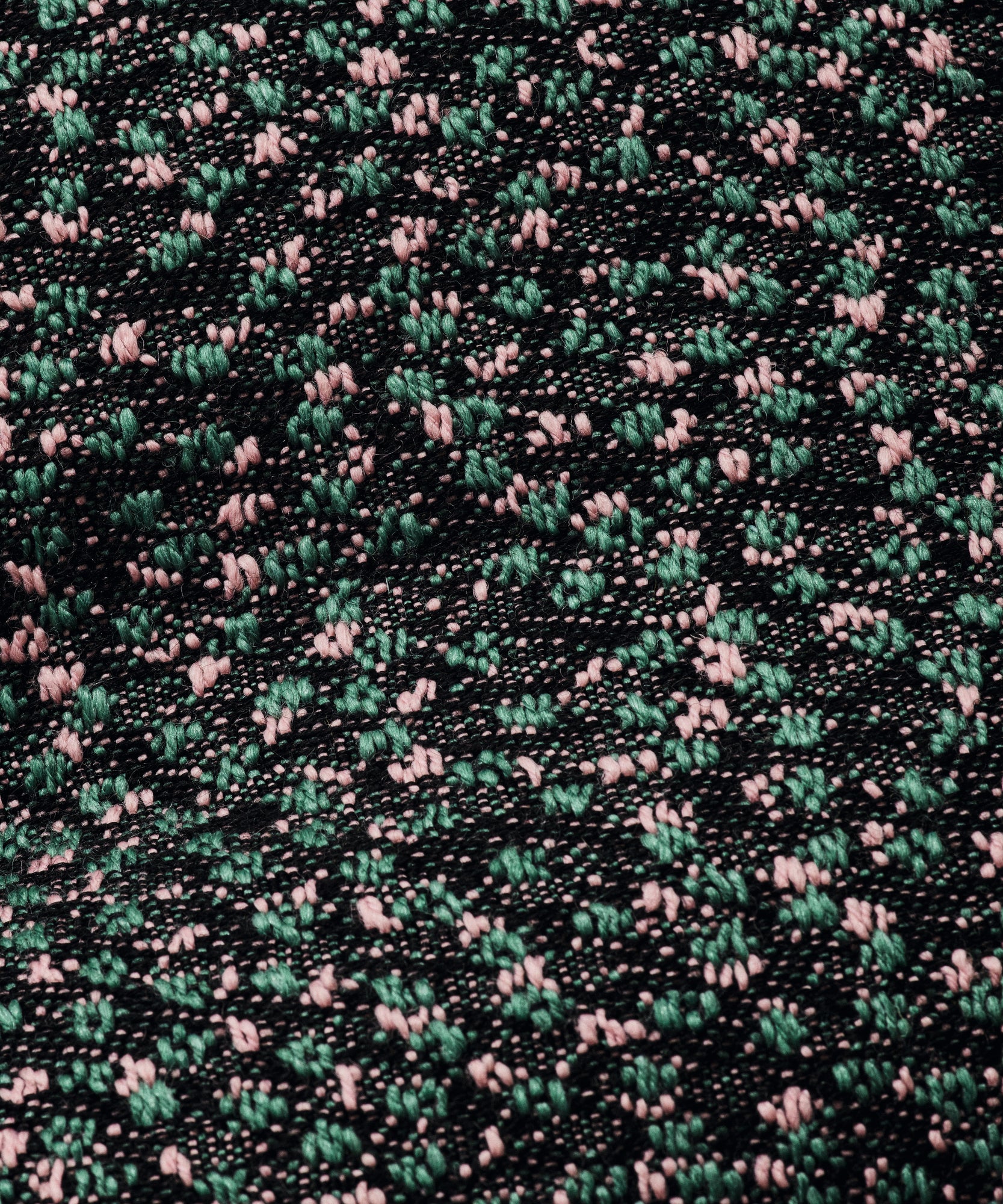 Kvadrat Raf Simons cushion Ria Dark Green. Detail image