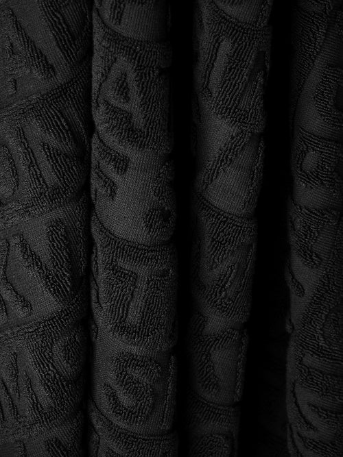 Kvadrat Raf Simons Beach Towel Black. Detail image.