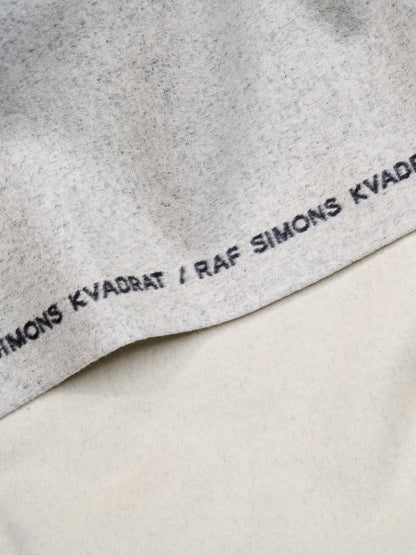 Double Face Wool Throw | Off White