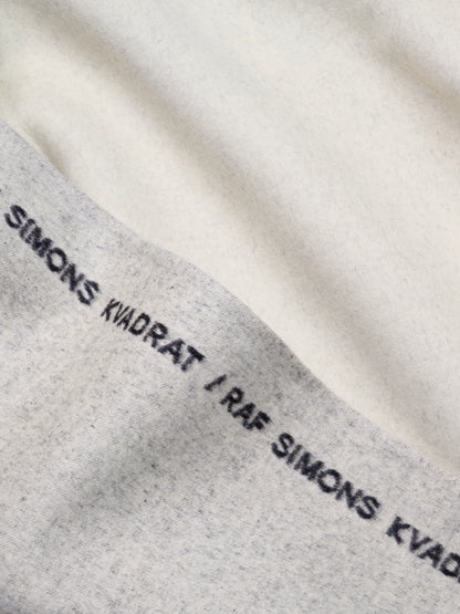 Double Face Wool Throw | Off White