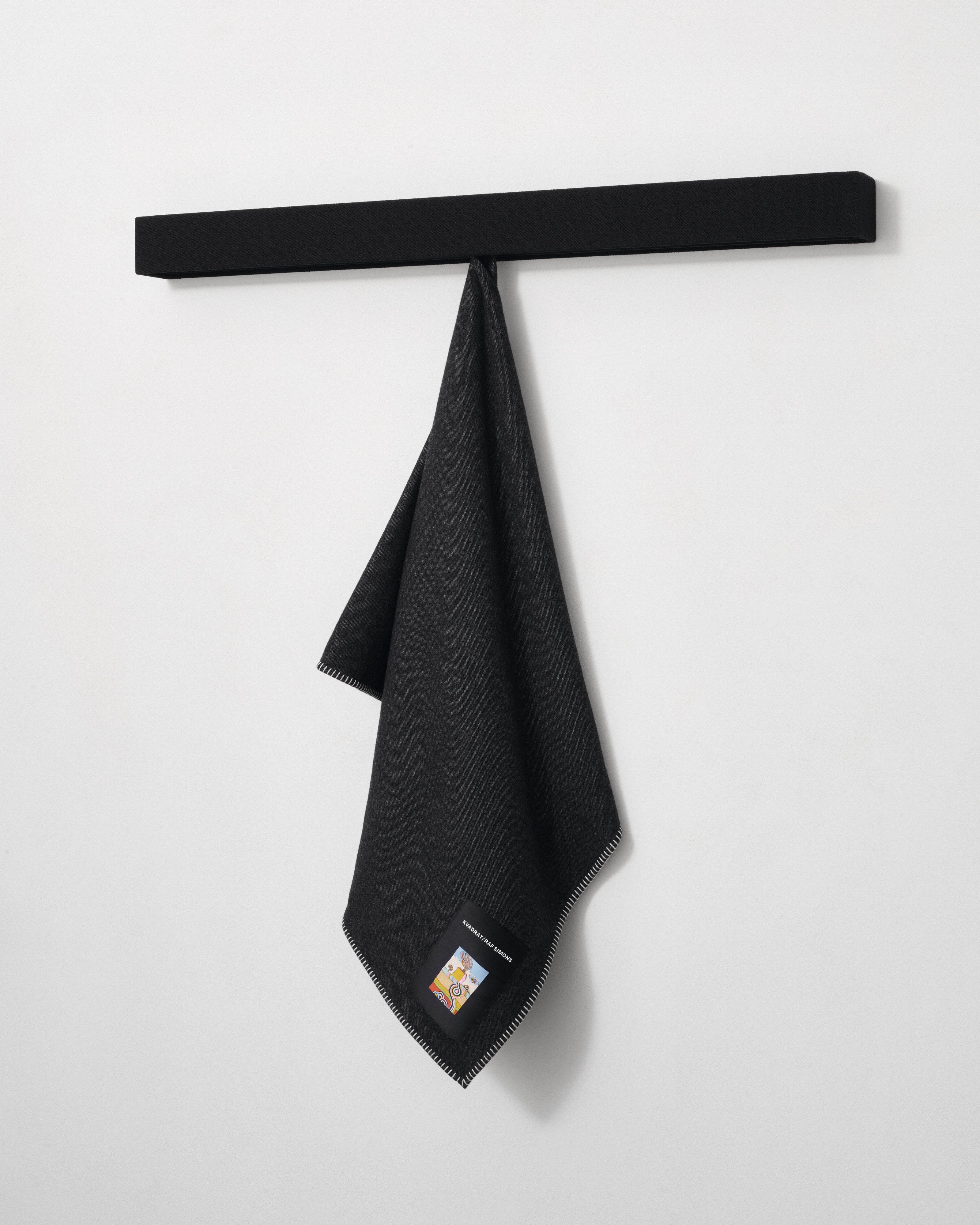 Kvadrat Raf Simons Shaker System and Lambswool Throw in Black