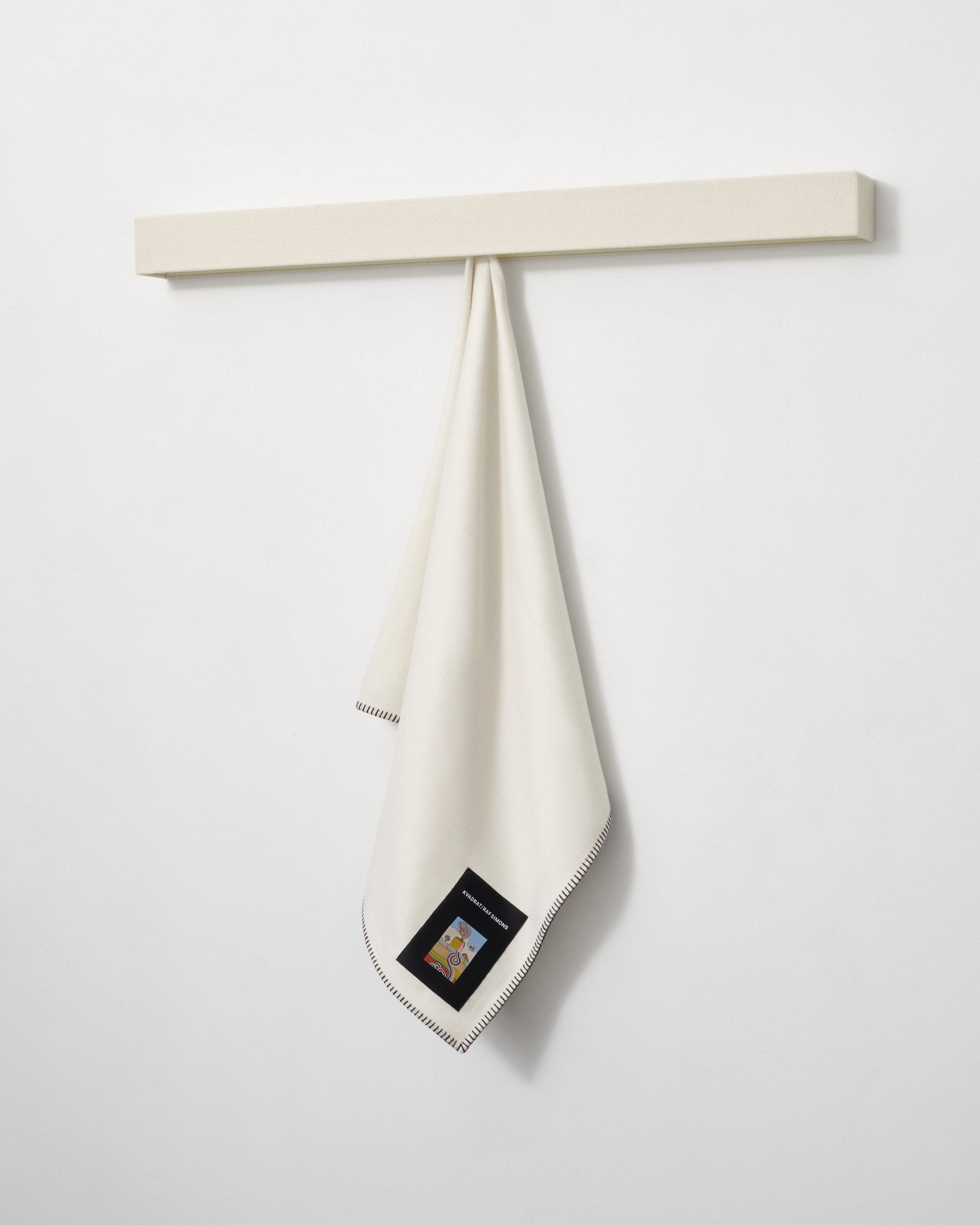 Kvadrat Raf Simons Shaker System and Lambswool Throw in Off White