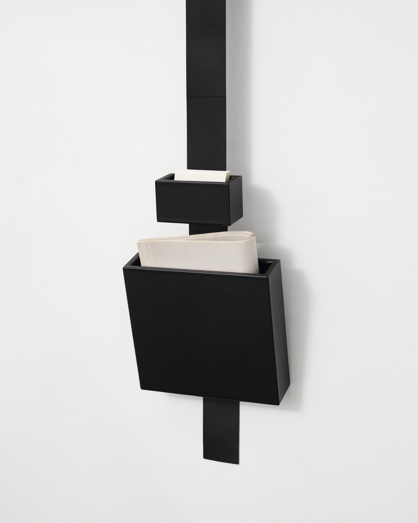 kvadrat raf simons black leather accessory box 