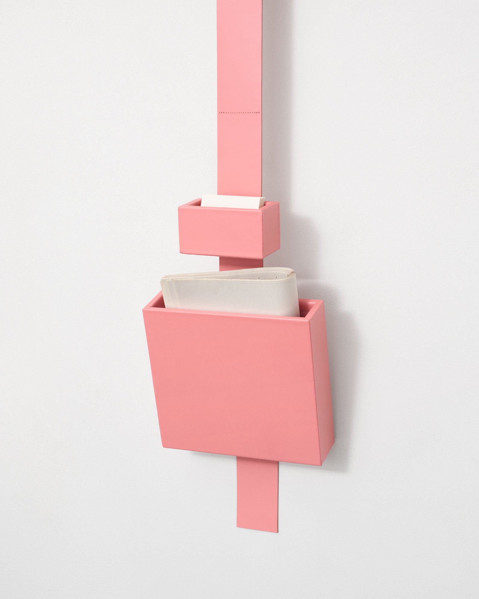 kvadrat raf simons pink leather accessory box  