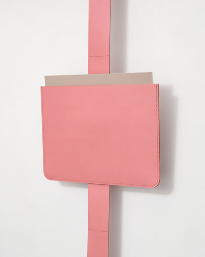 kvadrat raf simons pink leather sleeve leather strap
