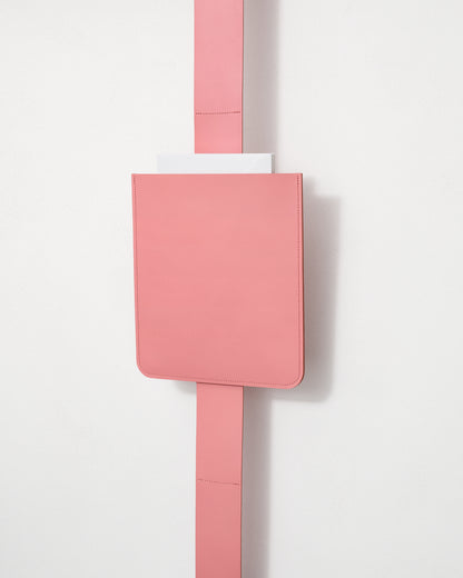 kvadrat raf simons pink leather sleeve leather strap
