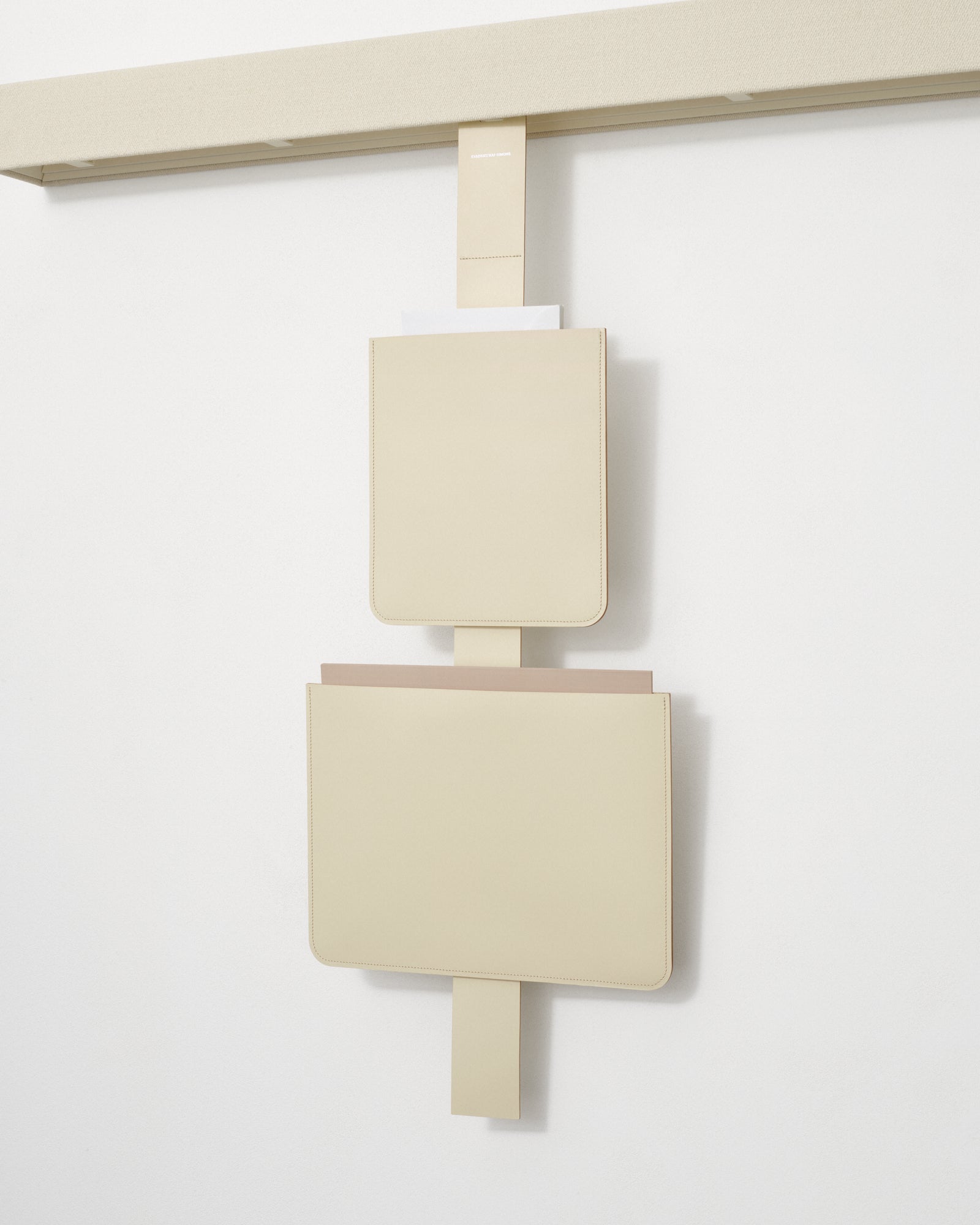 kvadrat raf simons off white leather sleeve leather strap
