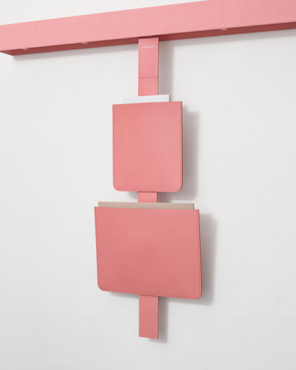 kvadrat raf simons pink leather sleeve leather strap
