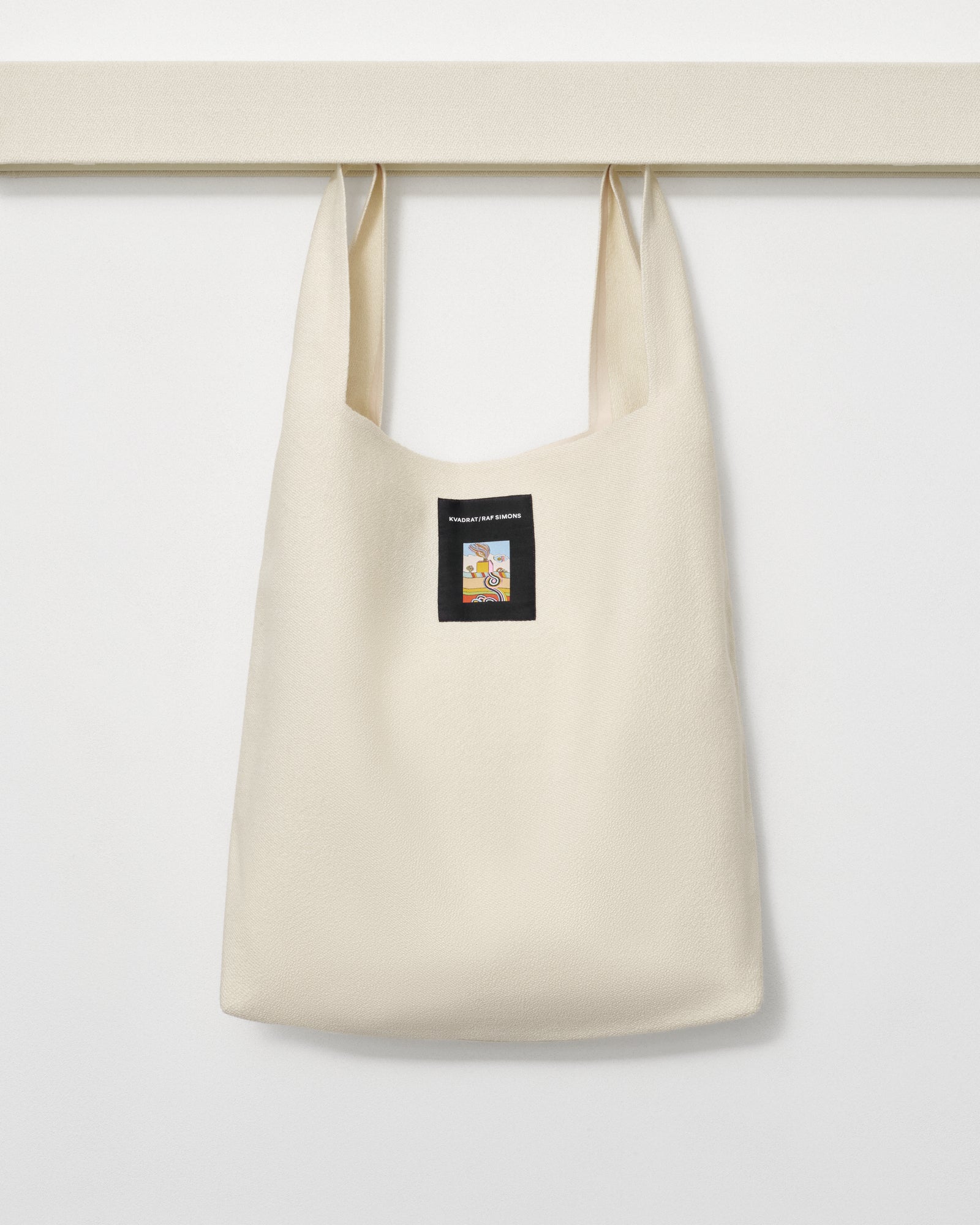 kvadrat raf simons vidar shopping bag off white
