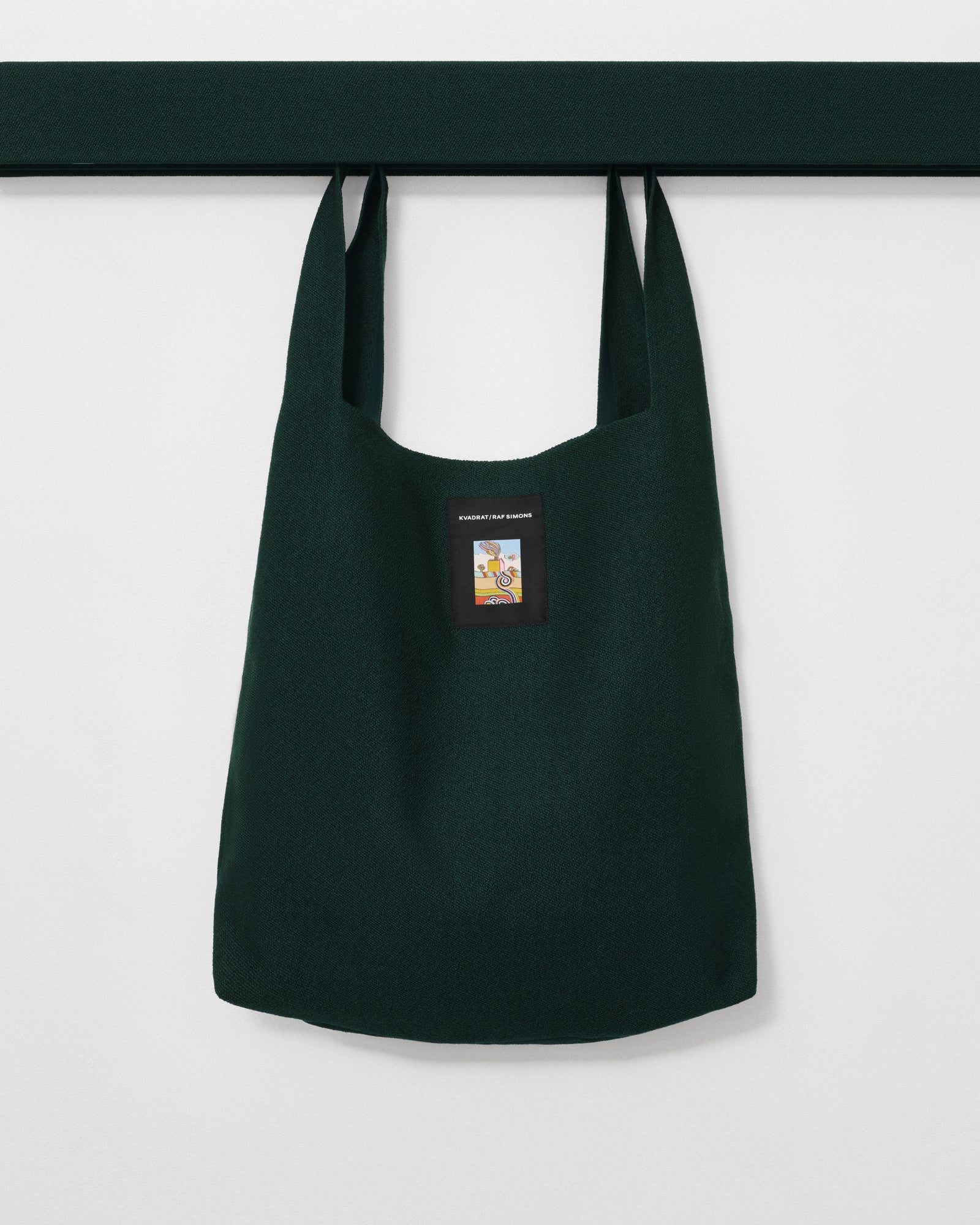 kvadrat raf simons vidar shopping bag dark green