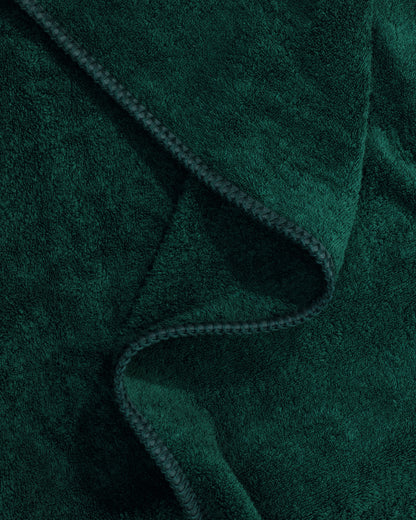 Whipstitch beach towel | Dark Green