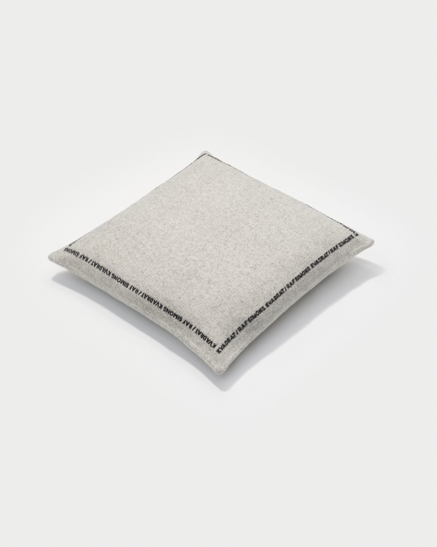 kvadrat raf simons double face wool cushion off white