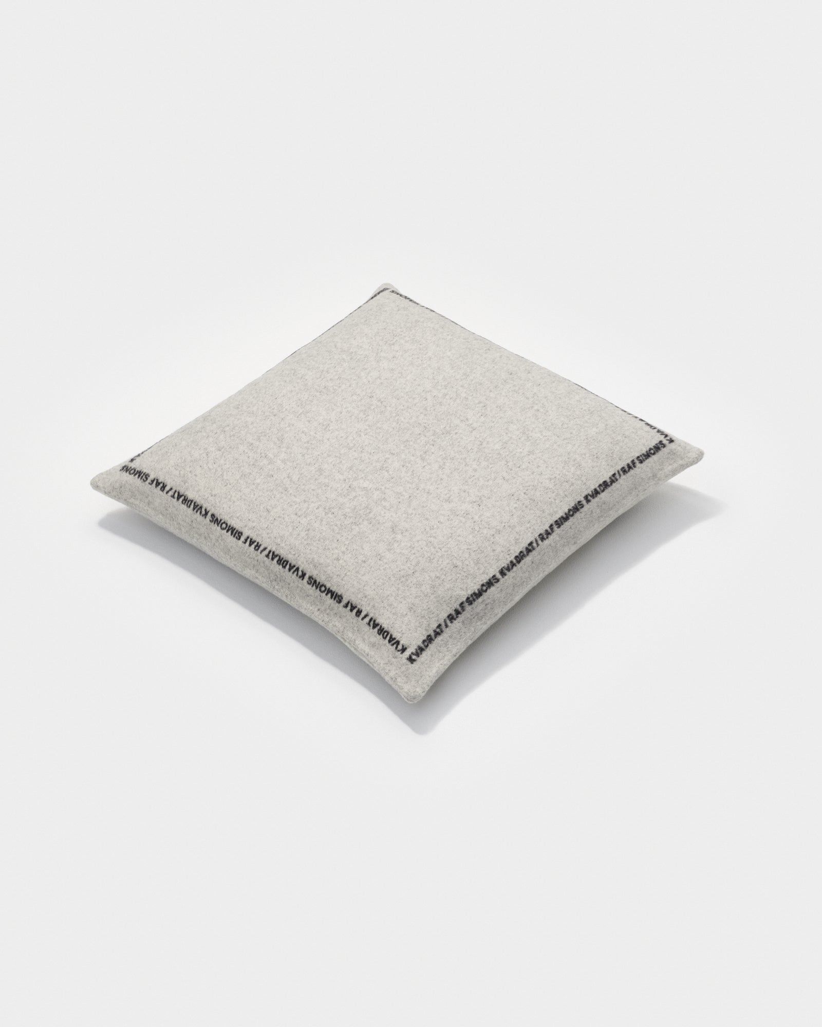 kvadrat raf simons double face wool cushion off white