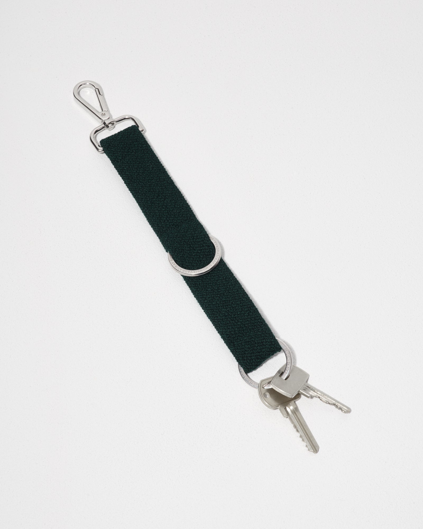 kvadrat raf simons keychain dark green