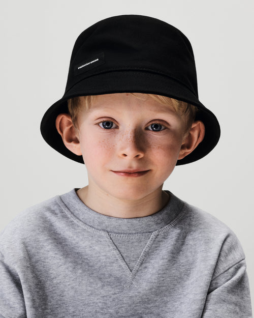 Cotton Bucket Hat | Raven Black