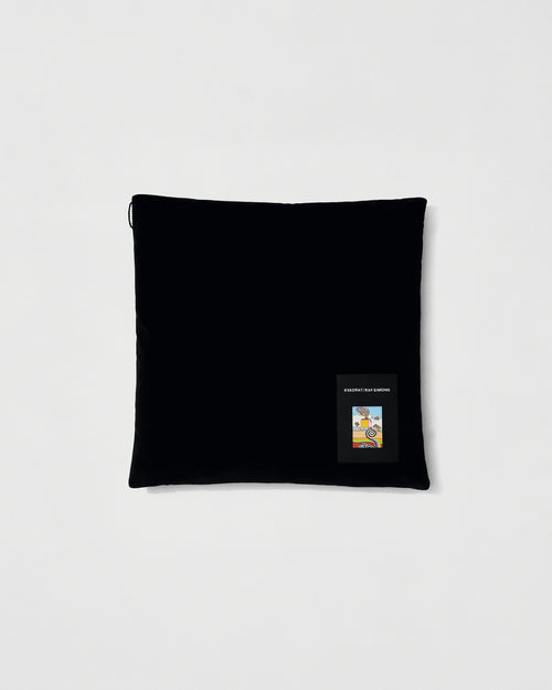 Kvadrat Raf Simons Kids Collection Asator Velvet Cushion in Raven Black