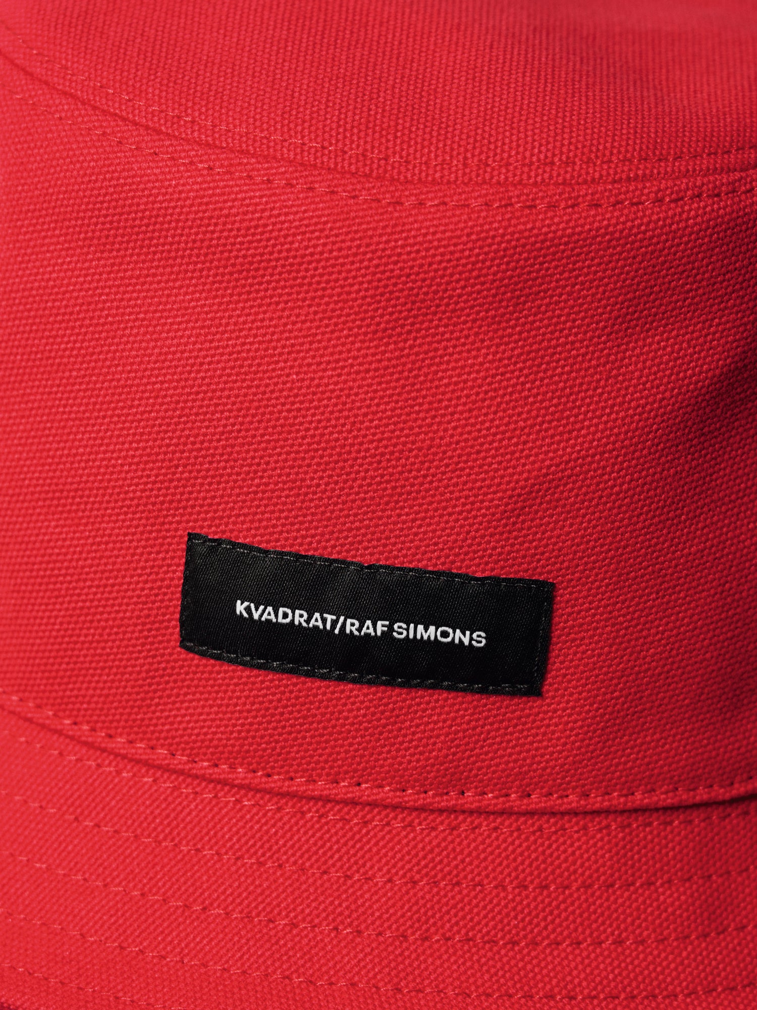 Cotton Bucket Hat | Vermillion Red – Kvadrat/Raf Simons