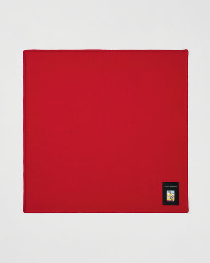 Wool Whipstitch Blanket | Vermillion Red