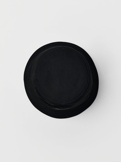 Cotton Bucket Hat | Raven Black