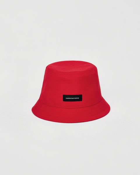 Cotton Bucket Hat | Vermillion Red – Kvadrat/Raf Simons