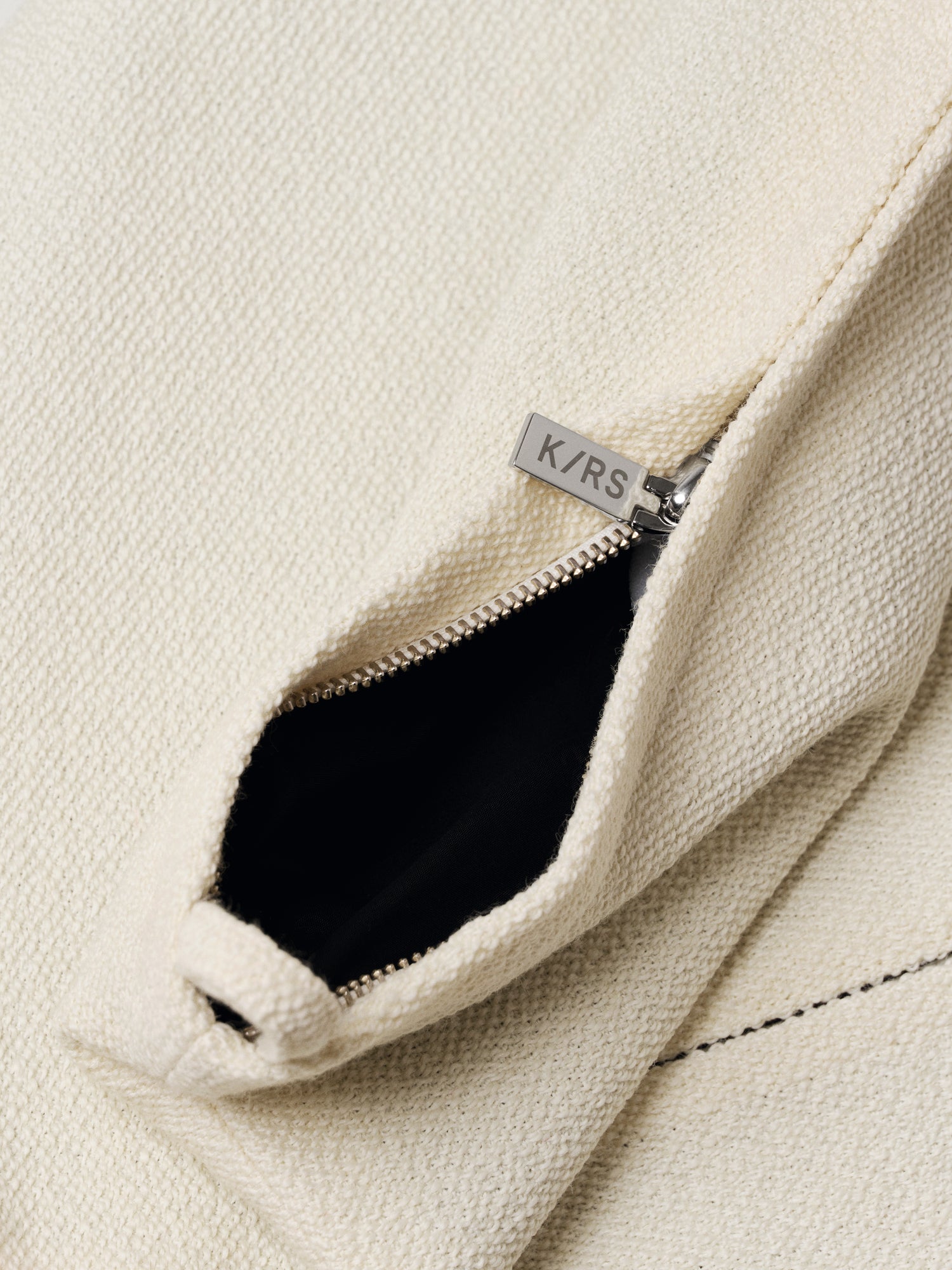 Kvadrat Raf Simons Kids Collection Vidar Wool Storage Bag in Off White