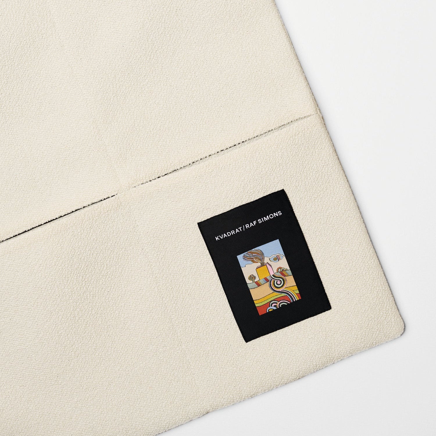 Kvadrat Raf Simons Kids Collection Vidar Wool Storage Bag in Off White