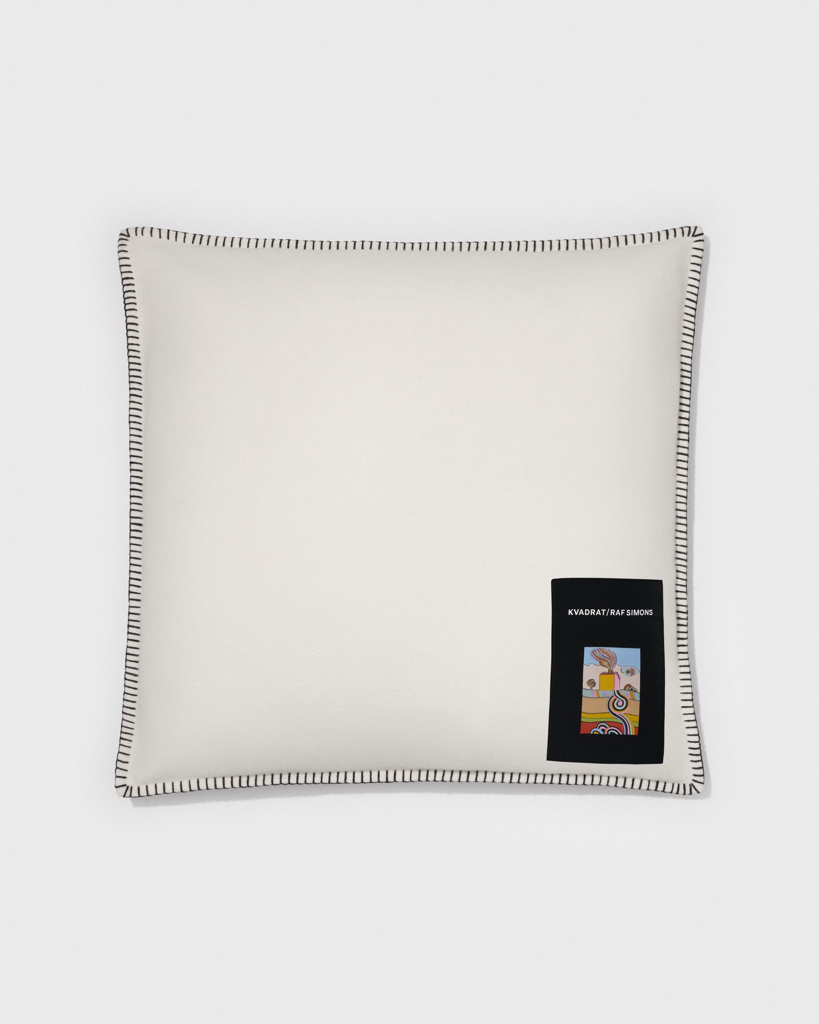 kvadrat raf simons lambswool cushion off white