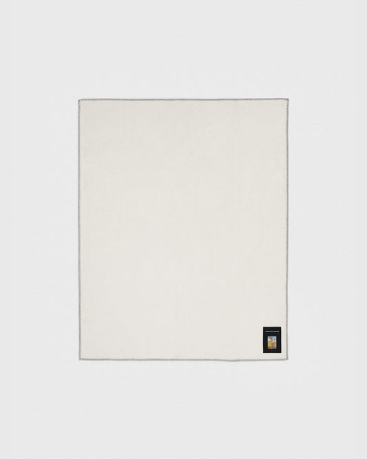 kvadrat raf simons lambswool throw off white 