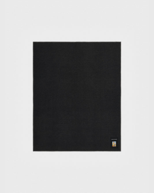 kvadrat raf simons lambswool throw black 