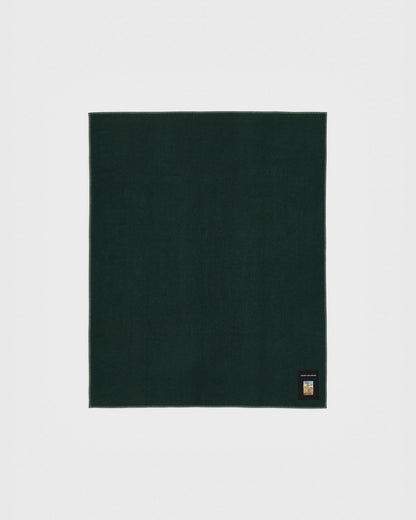 kvadrat raf simons lambswool throw dark green