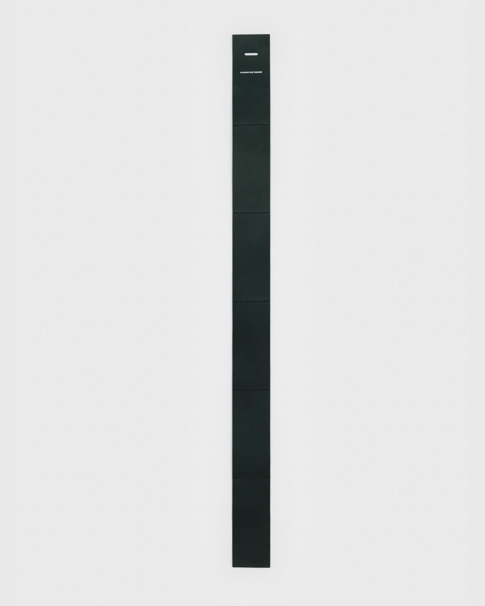 kvadrat raf simons leather strap dark green