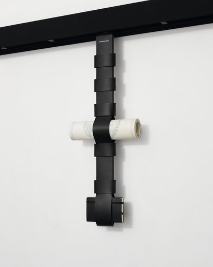 kvadrat raf simons leather magazine strap black
