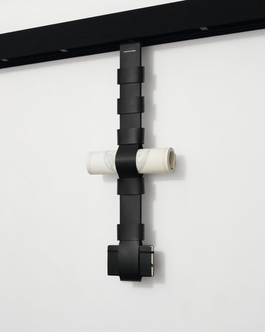 kvadrat raf simons leather magazine strap black