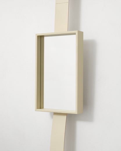 kvadrat raf simons leather mirrortray off white