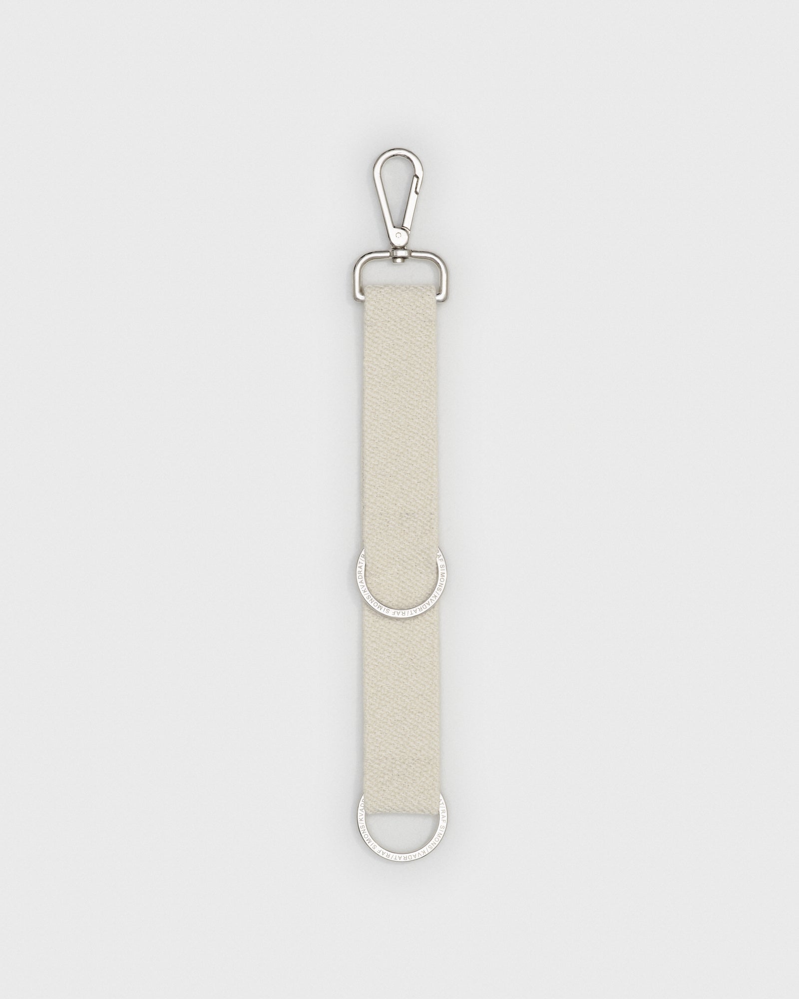 kvadrat raf simons vidar key chain off white