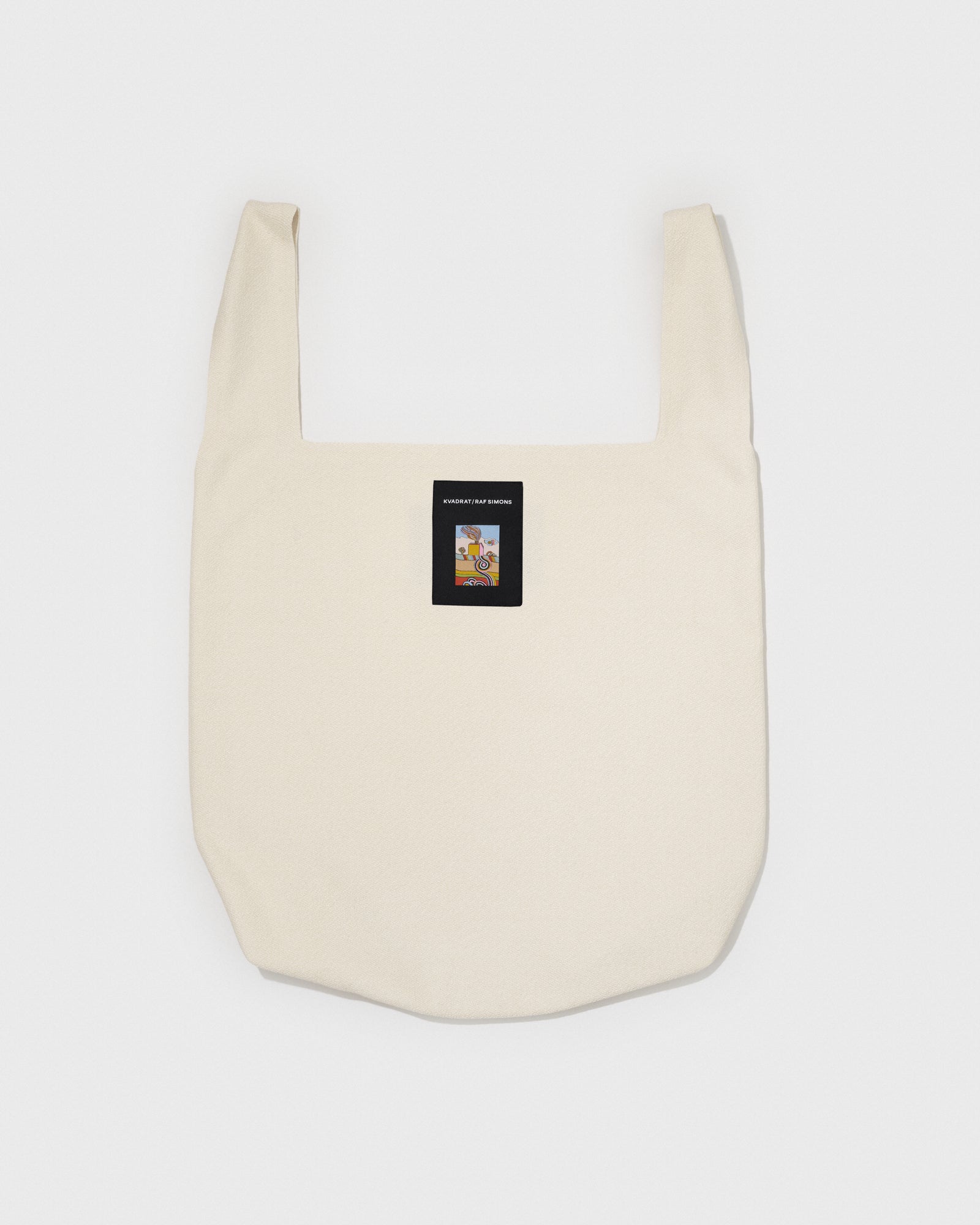kvadrat raf simons vidar shopping bag off white 