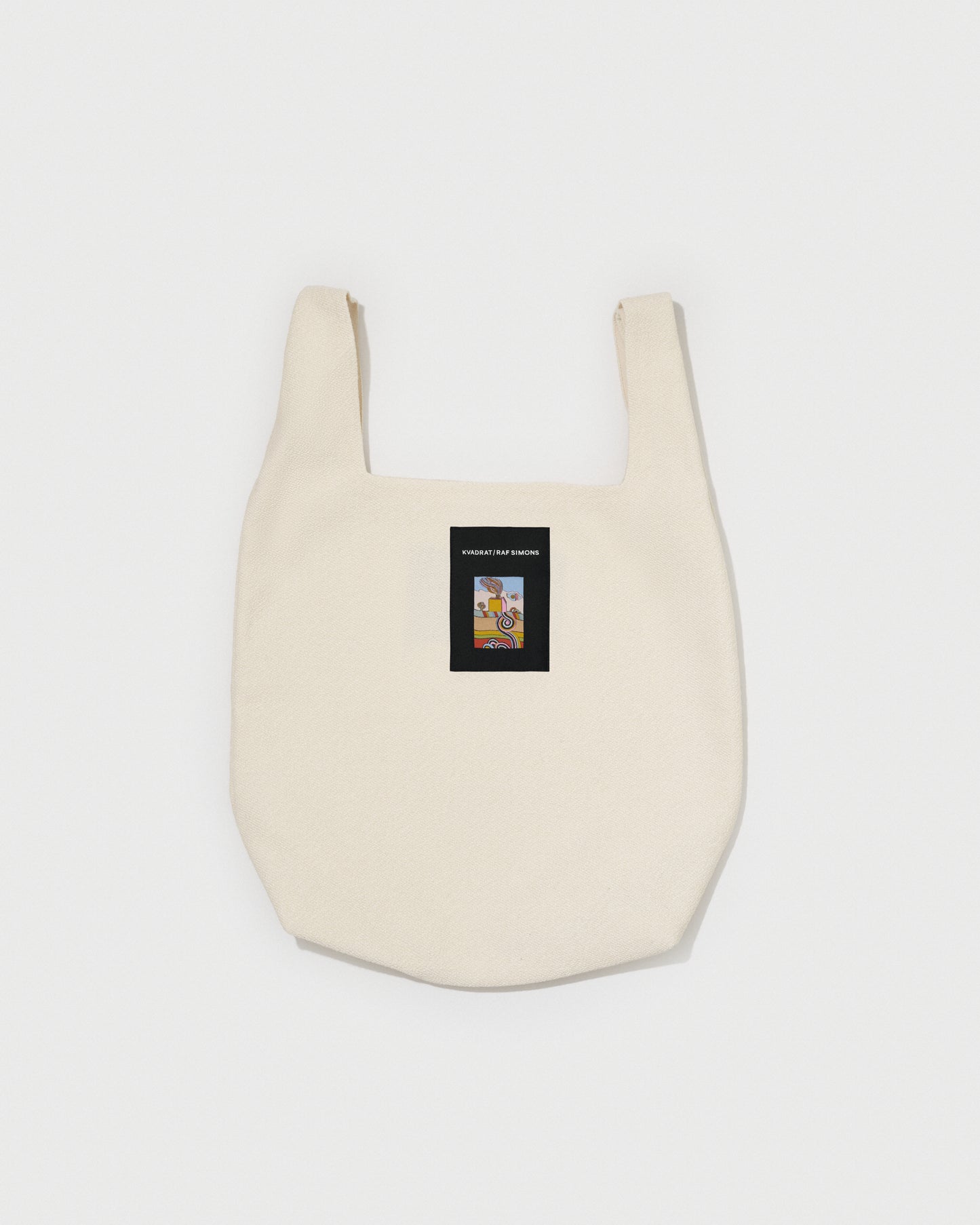 kvadrat raf simons vidar shopping bag off white