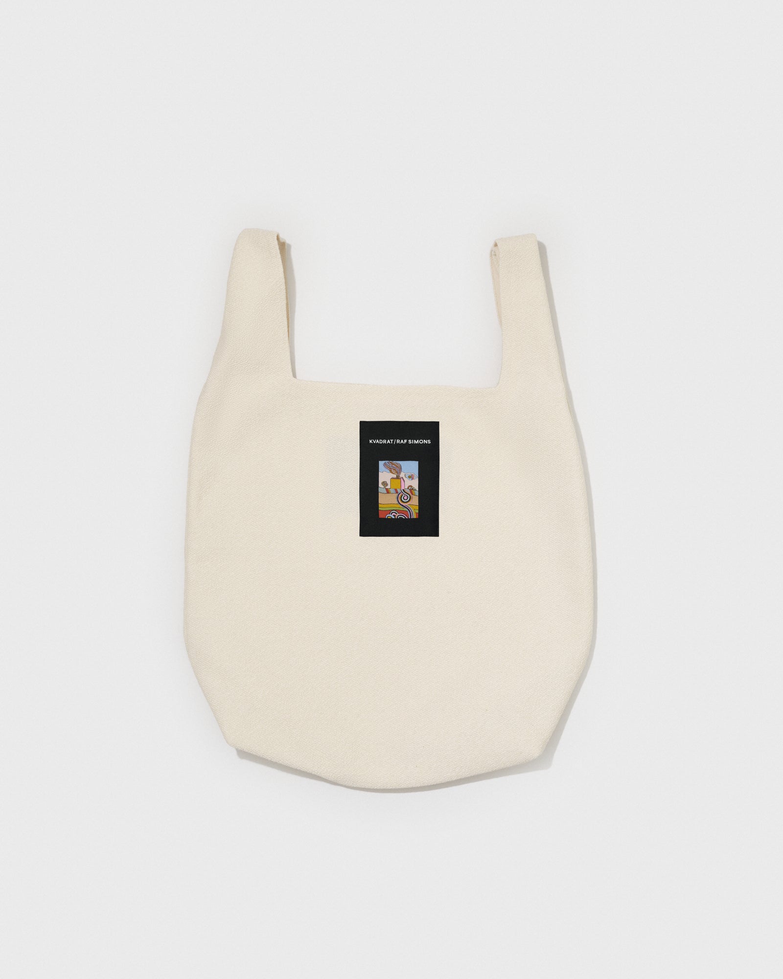 kvadrat raf simons vidar shopping bag off white