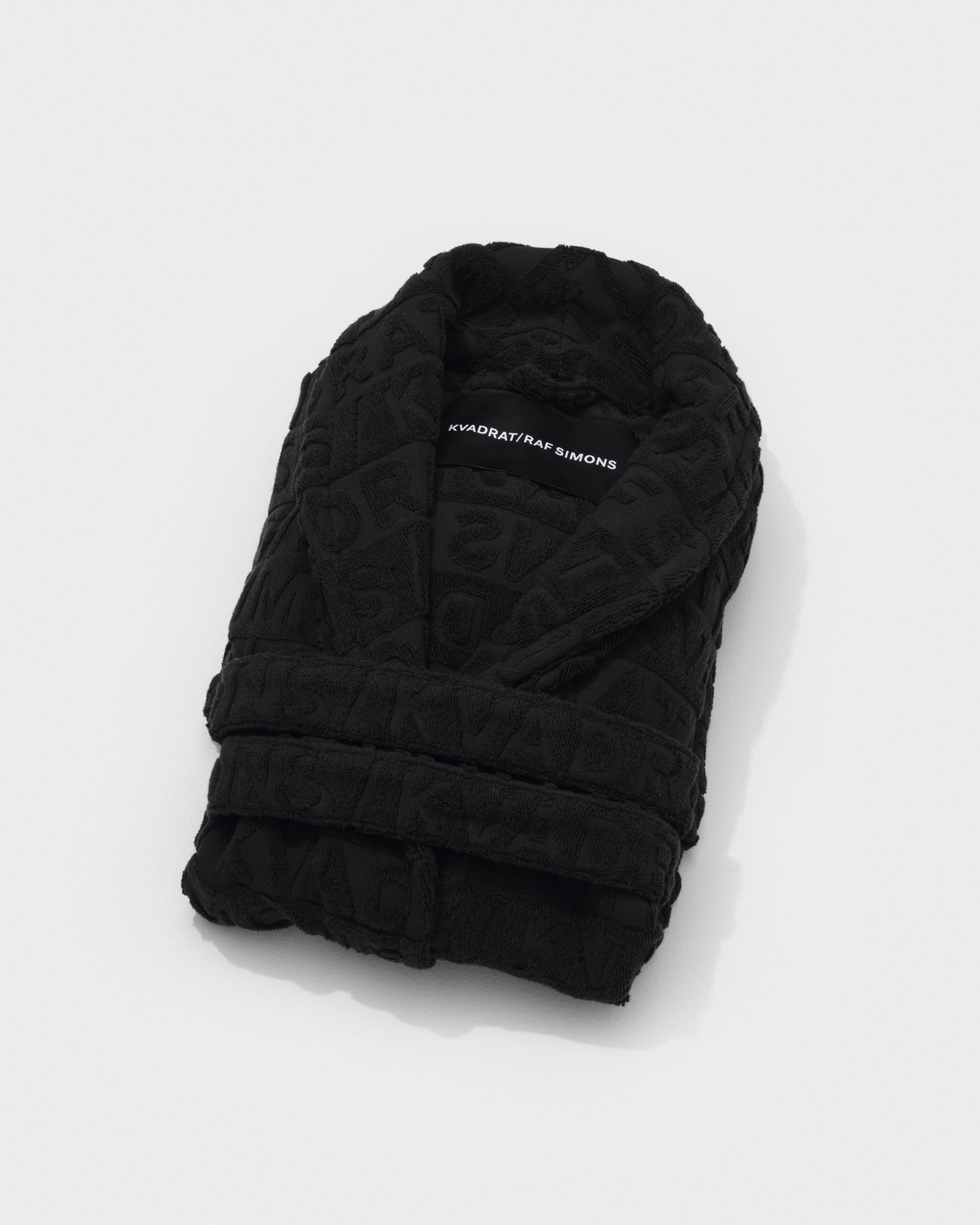 kvadrat raf simons bathrobe black