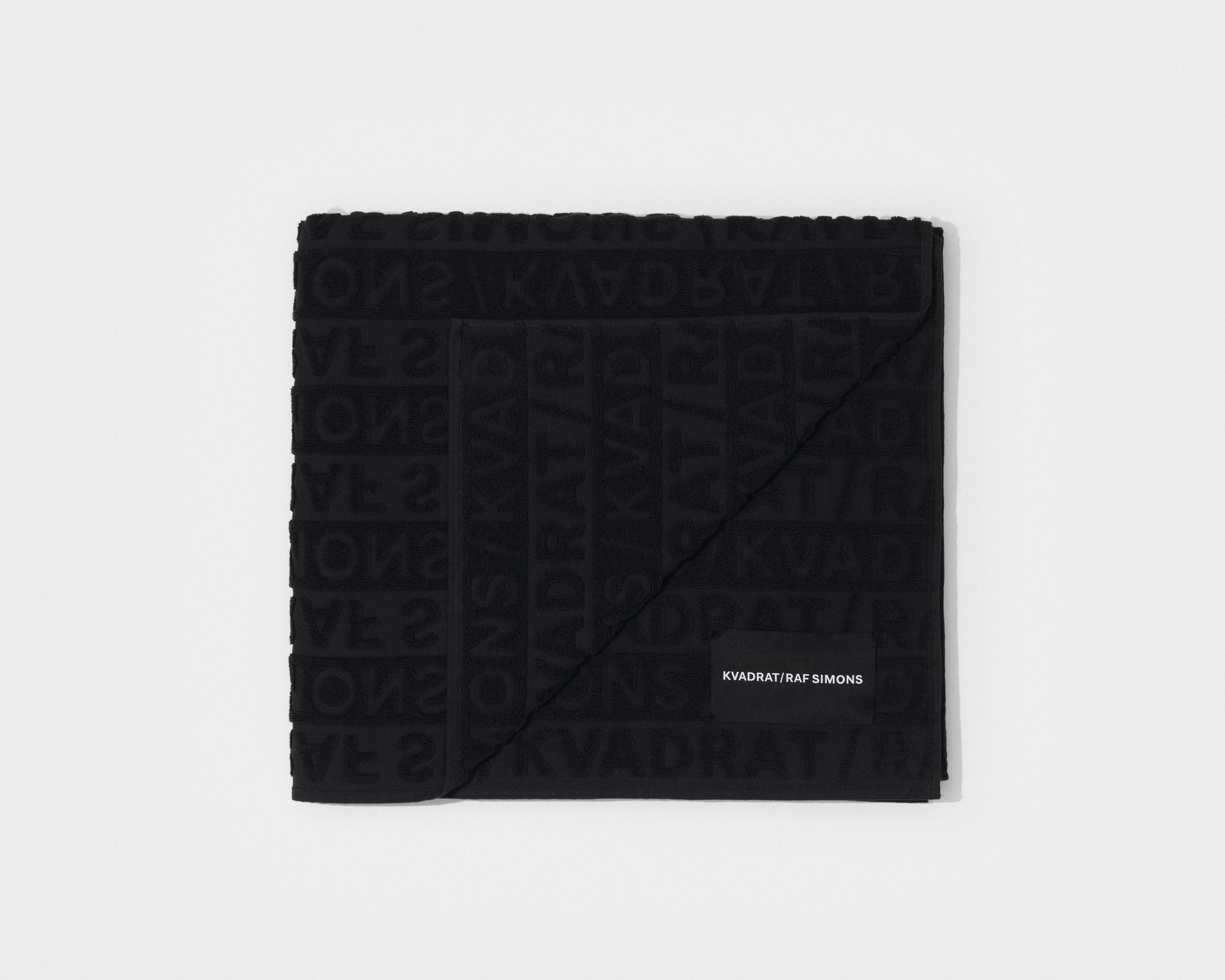 kvadrat raf simons beach towel black