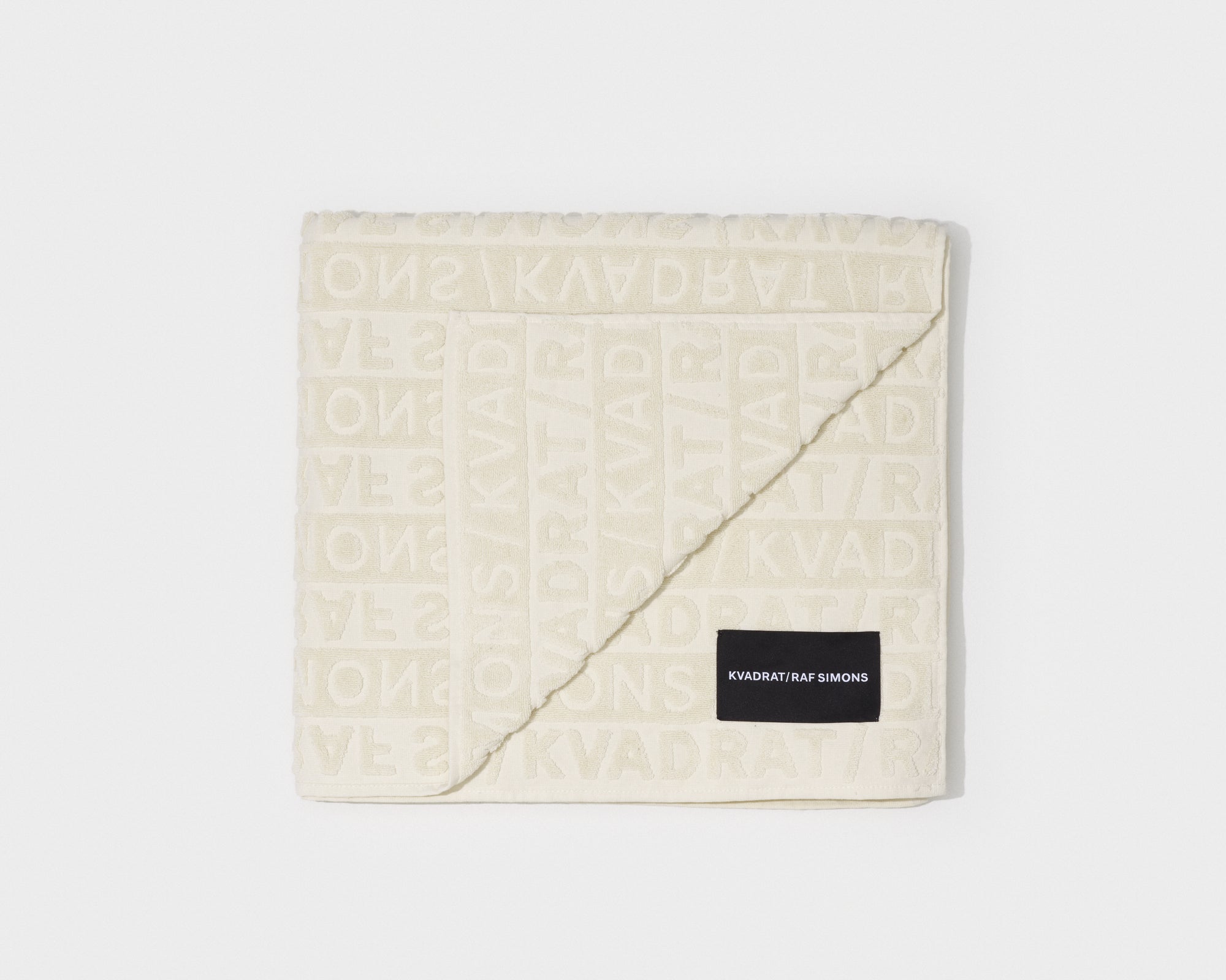 kvadrat raf simons beach towel off white