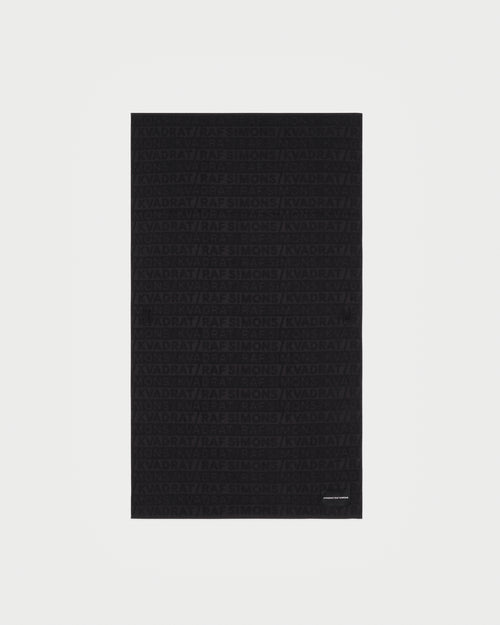 kvadrat raf simons beach towel black