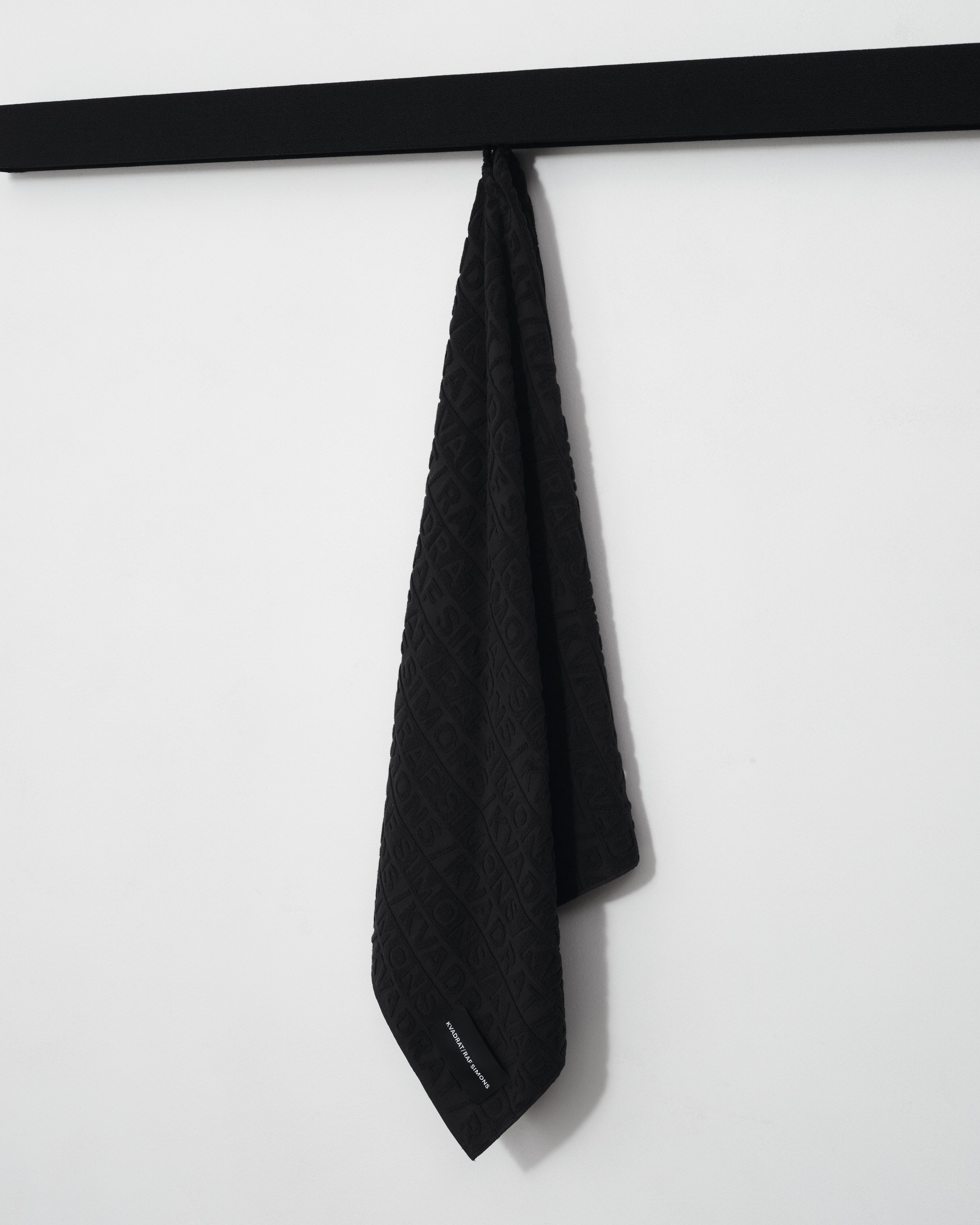Kvadrat Raf Simons Beach Towel in Black