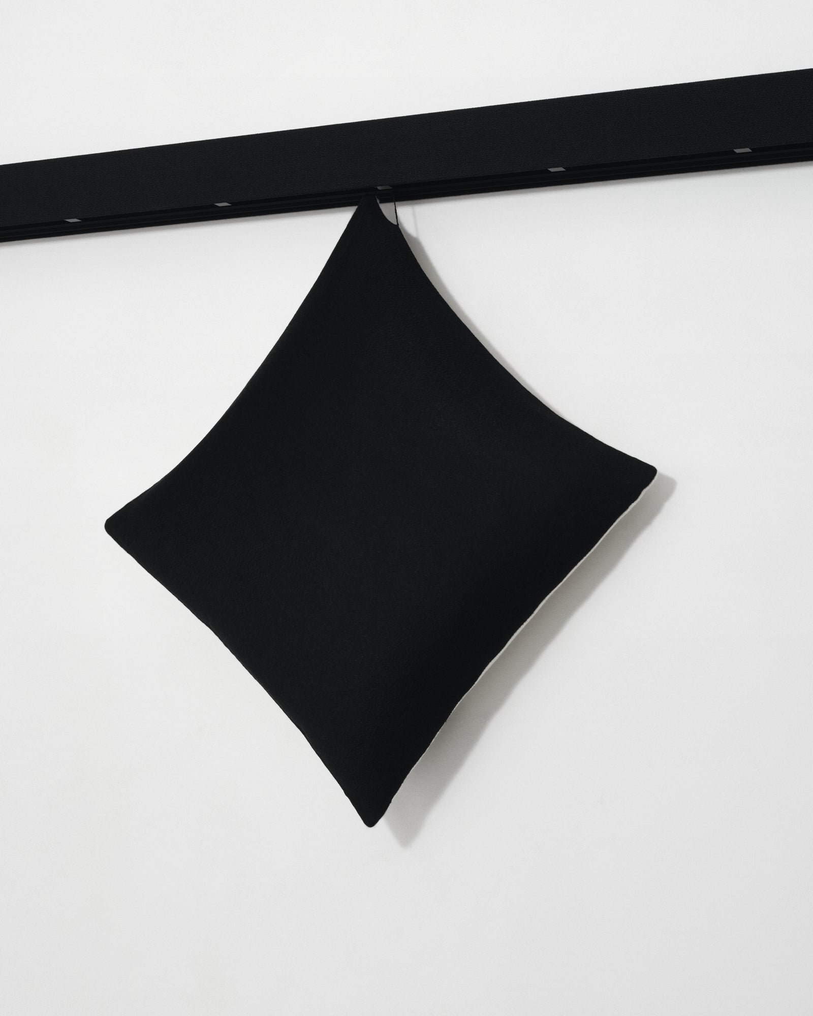 kvadrat raf simons cashmere cushion black white