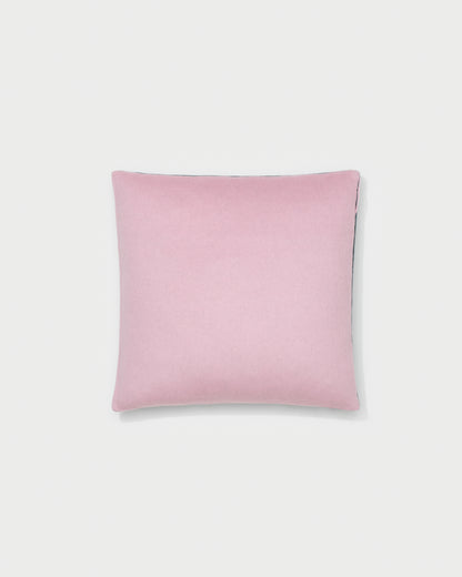 kvadrat raf simons double face cashmere cushion pink dark green