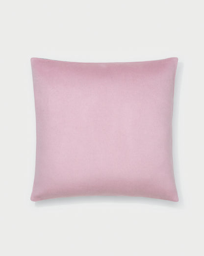 kvadrat raf simons double face cashmere cushion pink dark green