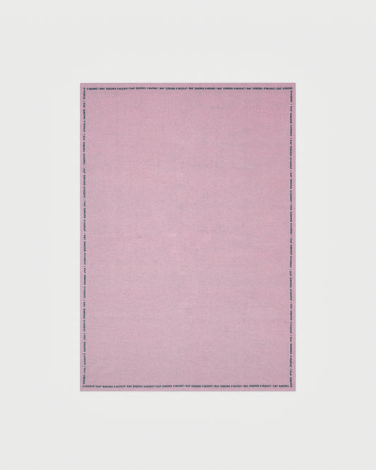 kvadrat raf simons double face wool throw pink