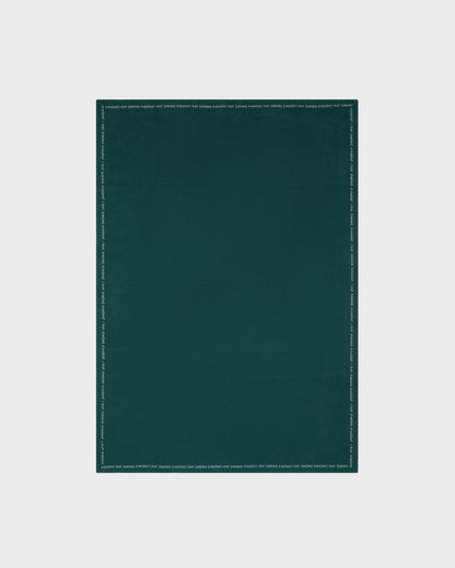 kvadrat raf simons double face wool throw dark green