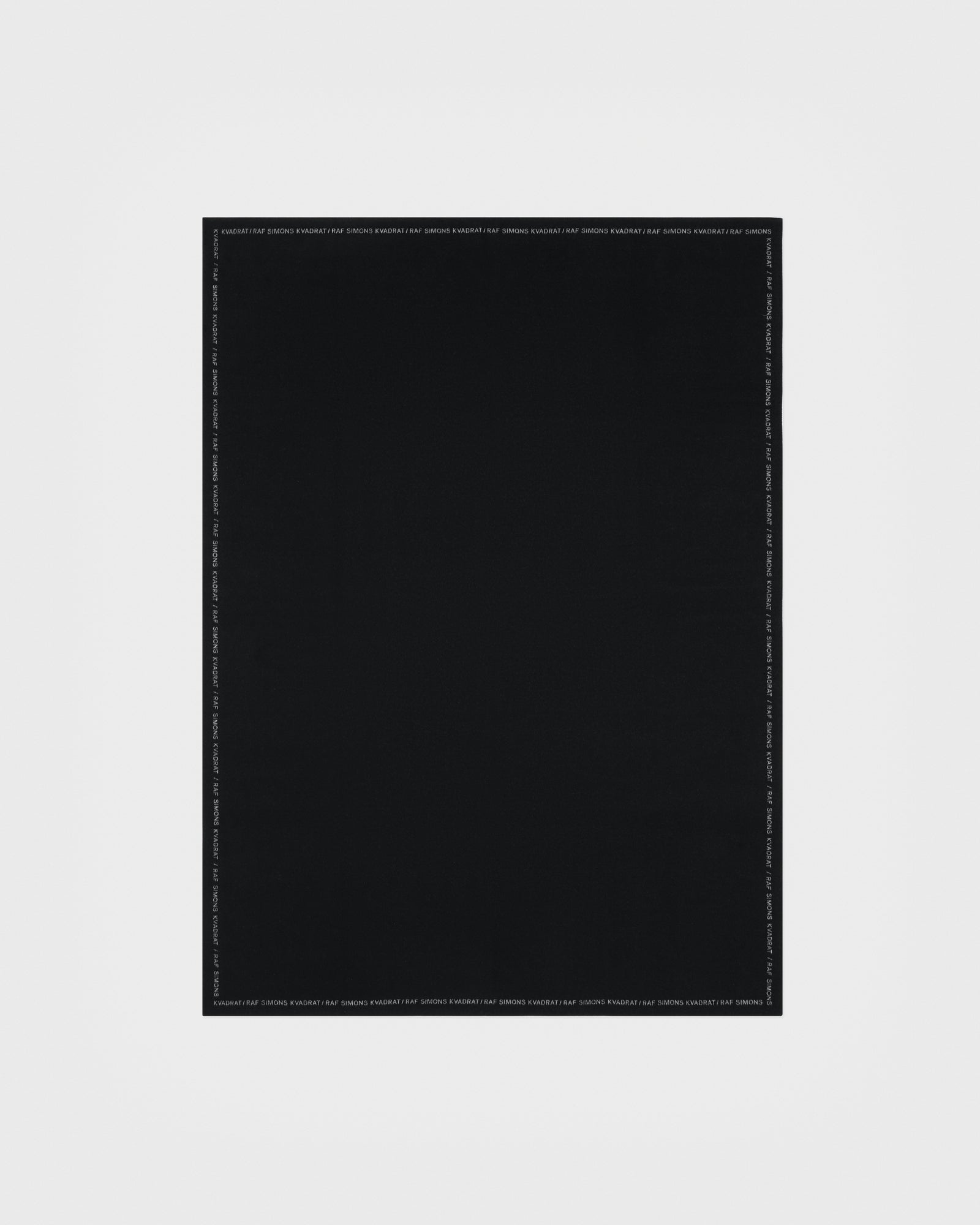 kvadrat raf simons double face wool throw black